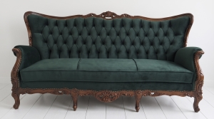 Unikatowa francuska sofa Ludwik po renowacji